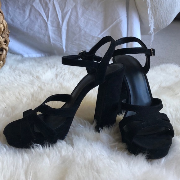 Black chunky heals - Picture 1 of 4